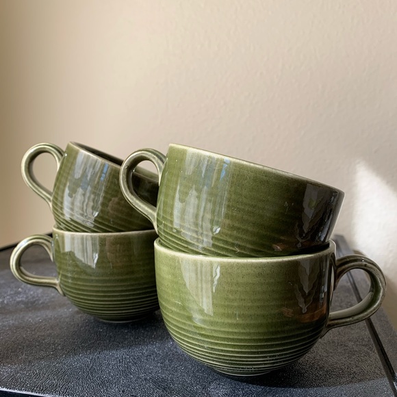 4 Studio Pottery Mugs Set - Picture 6 of 7